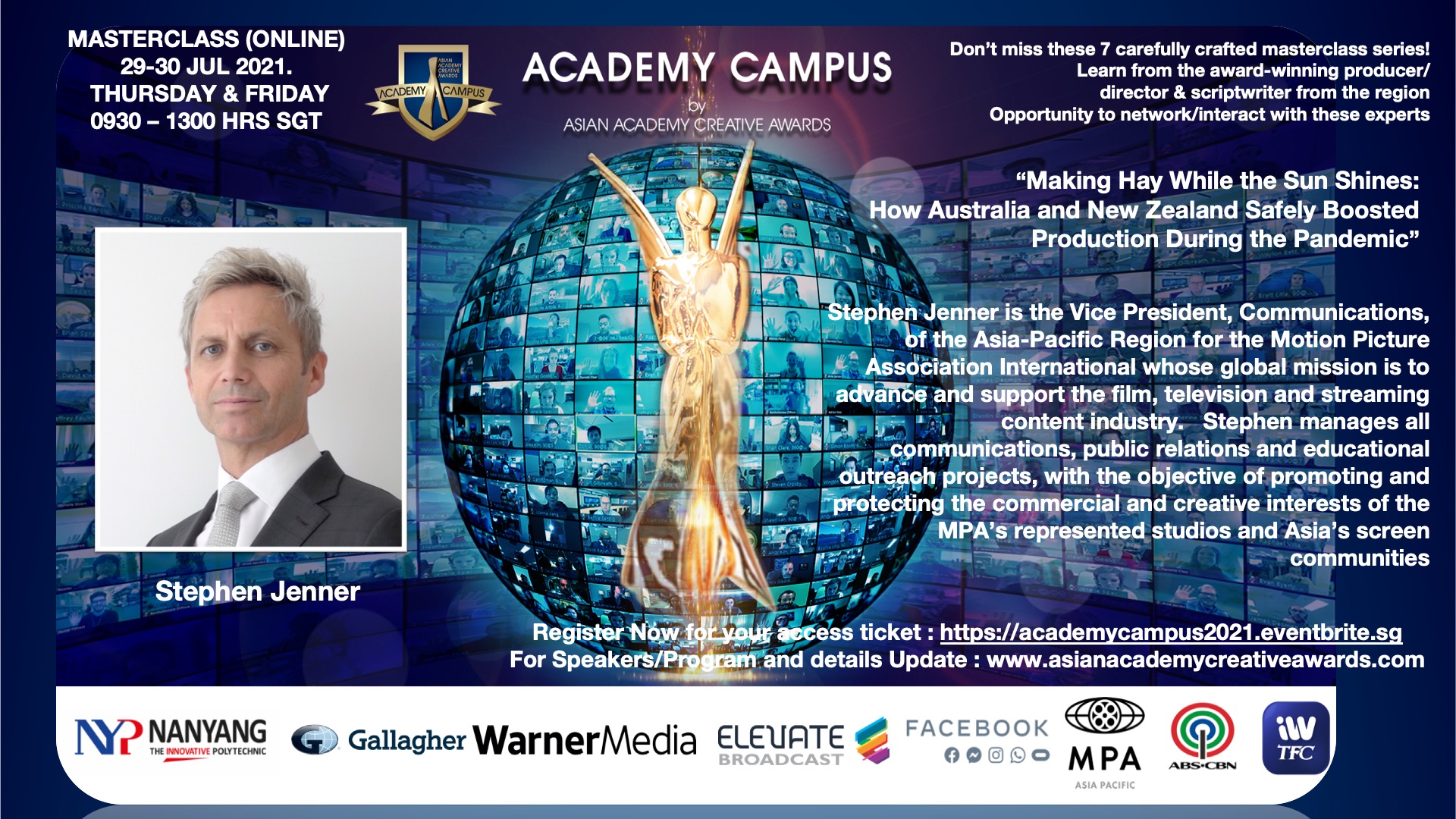 2021 Masterclass Series - Asian Academy Creative Awards