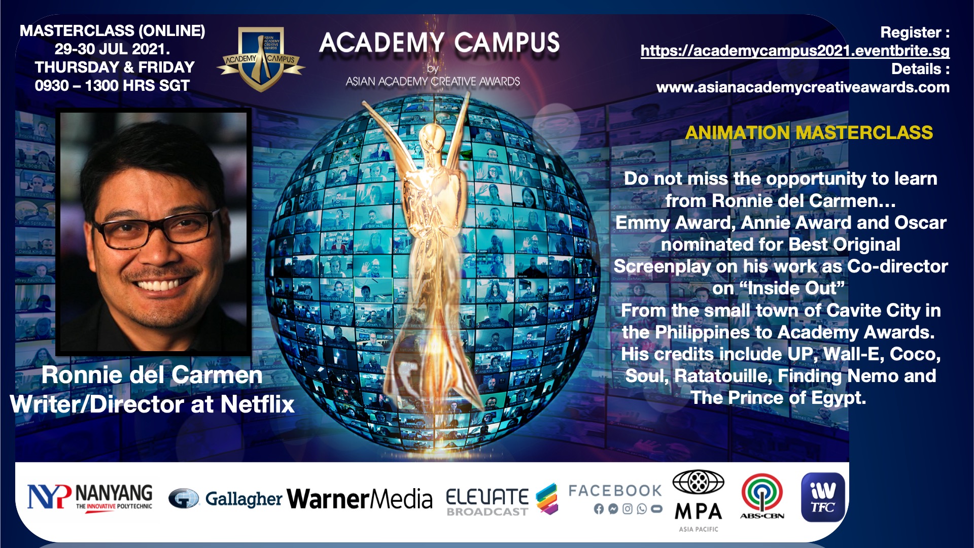 2021 Masterclass Series - Asian Academy Creative Awards