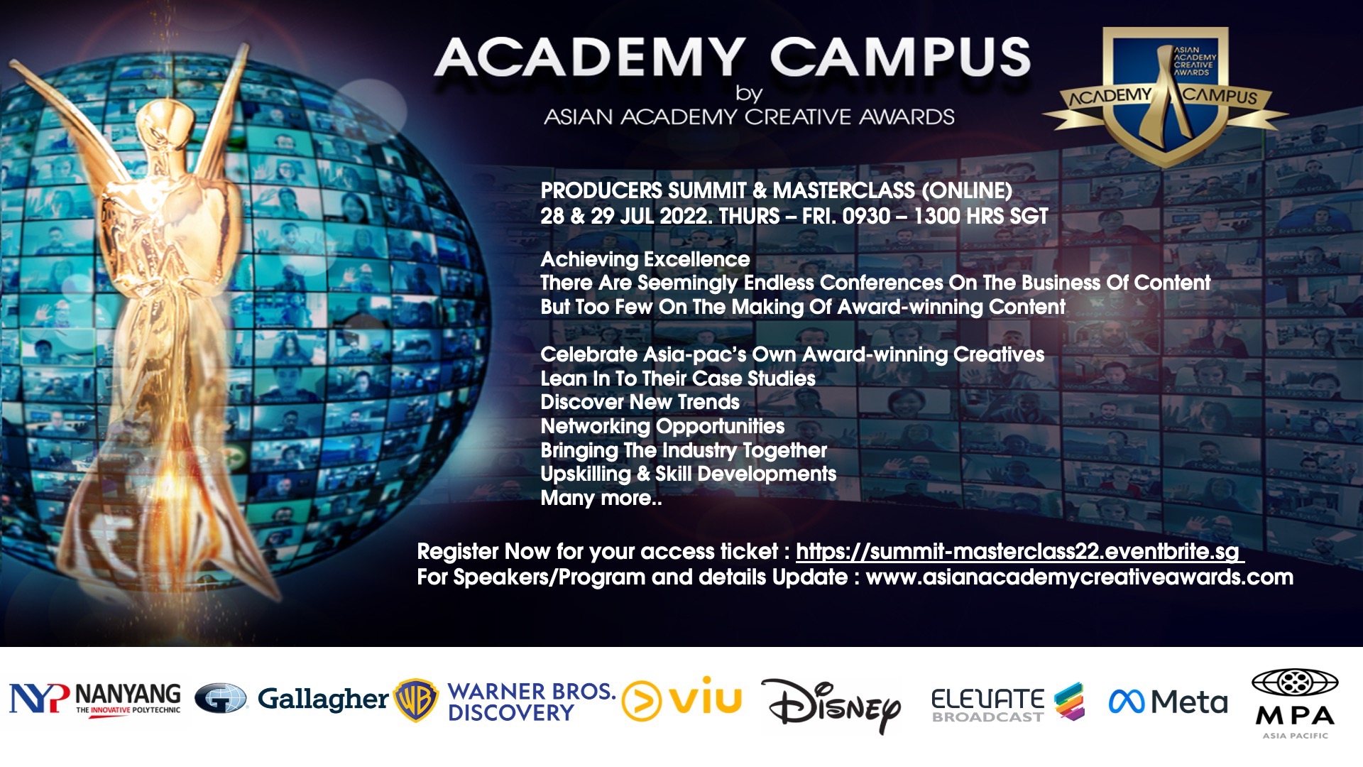 2022 Masterclass Series - Asian Academy Creative Awards