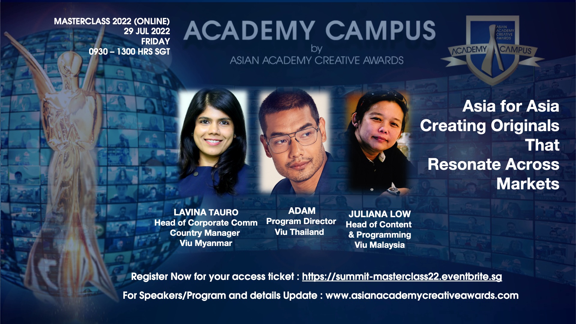 2022 Masterclass Series - Asian Academy Creative Awards